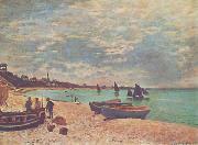 Claude Monet Beach at Sainte-Adresse Sweden oil painting reproduction